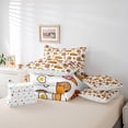 thumbnail image 5 of Homewish White Cartoon Capibara Bedding Comforter Set 7pcs, Fast Food Hamburger King Bedding Sets, Teens Kids Boys Girls Reversible Bed Sheets, Super Cozy Room Decor, 5 of 7