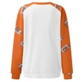thumbnail image 4 of Womens Sweatshirts Fall Fashion Football Season Graphic Long Sleeve Shirts Casual Round Neck Pullover Tunic Blouses, 4 of 4