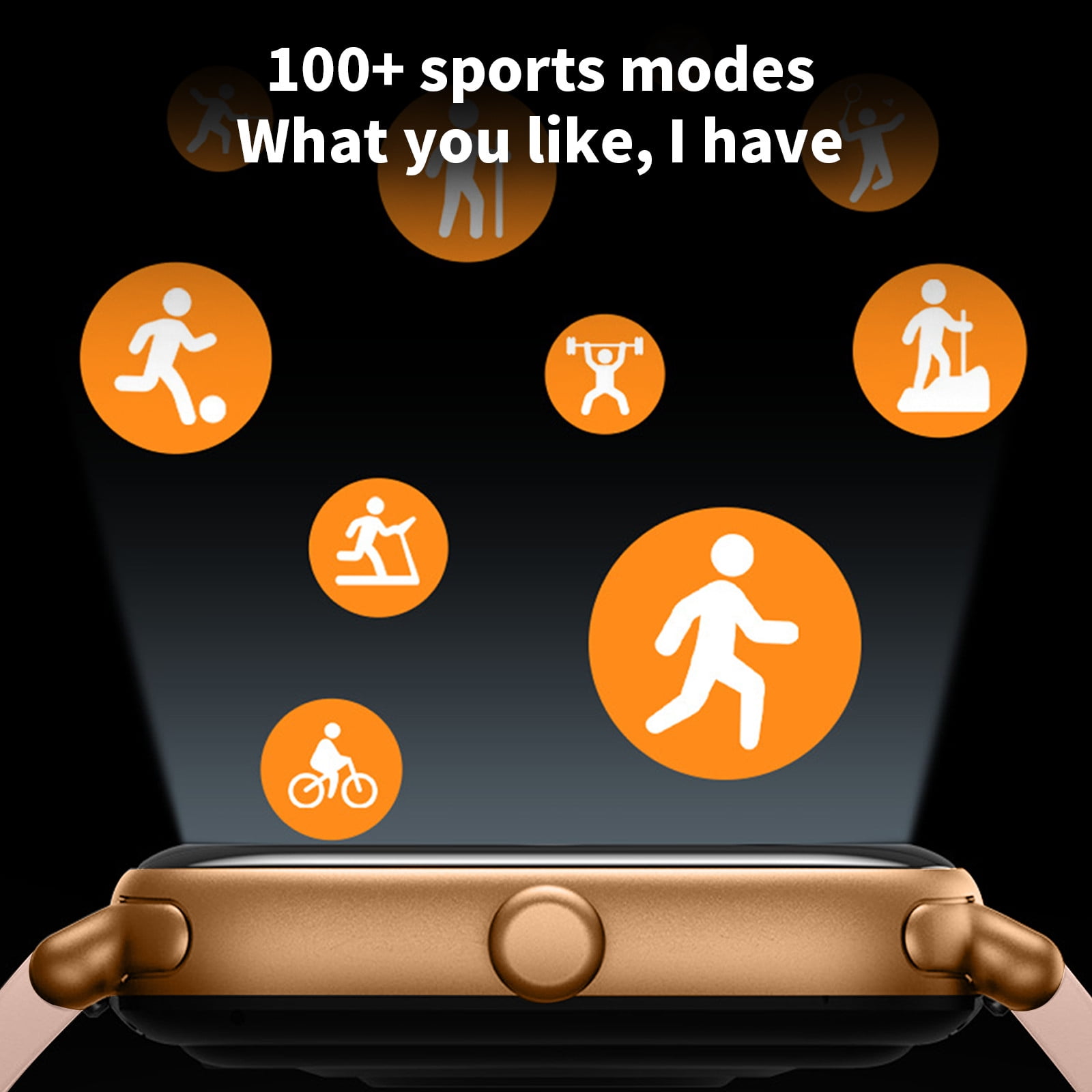 Bdday High Precision Smartwatch With HD Call 100+ Sports Modes Bluetooth Voice Control Long Battery Life And Water Proofing Smart Watch Achieve Your Fitness Goals
