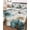 Gray, variant on Quilts Queen Size Bedding Set, Teal Tulip Butterfly Reversible Summer Quilt 3 Pieces, Beige Turquoise Floral Blue Coastal Lightweight Bedspreads Coverlets with 2 Pillow Shams for All Seasons