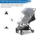 thumbnail image 3 of GoXteam 2Pack Mosquito Net for Stroller, Protective Baby Stroller Mosquito Net, Perfect Bug Netting for Strollers, Bassinets, Cradles, Playards, 3 of 7