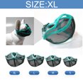 thumbnail image 2 of Short Snout Dog Muzzles- Adjustable Breathable Mesh Bulldog Muzzle for Biting Chewing Barking Dog Mask(Green), 2 of 6