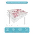 thumbnail image 5 of Cherry Blossoms Full Size Down Alternative Comforter, Lightweight Comforter Quilt Bedding Set with Pillow Shams Pink Flower Floral Spring Nature Country All Seasons Bed Comforter Duvet Insert 78"x90", 5 of 7