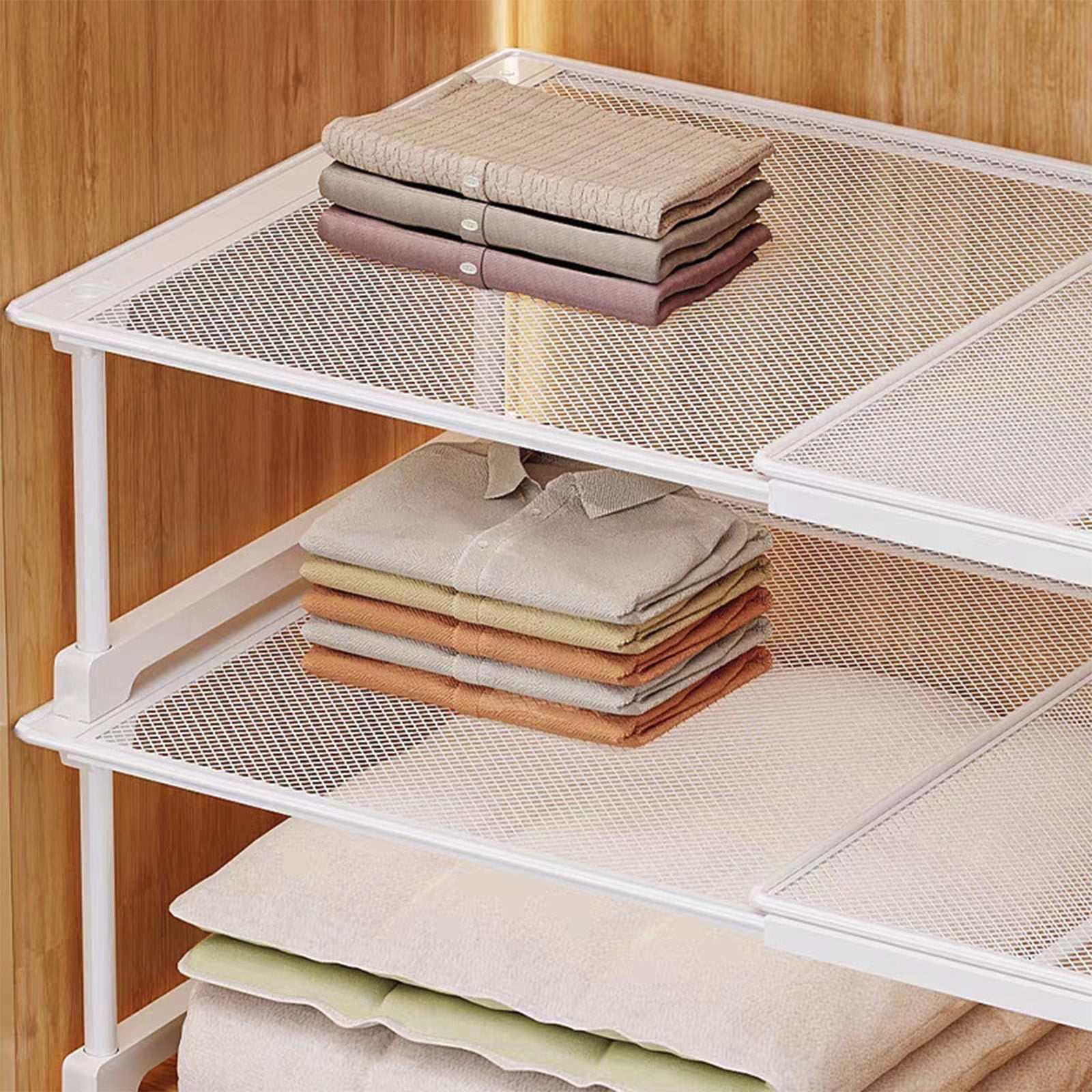 openpig Under Sink Organizers and Storage, 2 Tier Expandable Under Cabinet Organizer Shelf, Expandable Shelf for Cupboard, Kitchen, Bathroom, Shoe Storage Rack