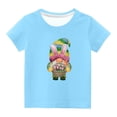 thumbnail image 2 of TIMIFIS T-Shirts de Pâques pour Enfants Garçons Filles Imprimé Œufs Mignons Gnomes Manches Courtes T-Shirt Col Rond Été, 9 Ans, 2 of 4