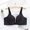 Black 03, variant on Women Underwire Everyday Bra Smoothing Supportive Push-Up Bralette with Rhinestone Shaping Thin Daily Brassiere, Red, XL