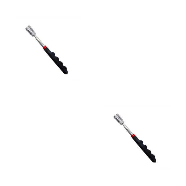 Riwesomey Barra de herramienta de recogida, soporte de almacenamiento telescópico, herramientas, palo de adherencia, pluma de recogida adhesiva, Tipo 1 2piezas