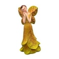 thumbnail image 1 of Estatua de hada de las flores, adorno de mesa, artesanía, escultura, figura decorativa Amarillo, 1 of 7