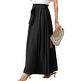 thumbnail image 2 of Cueply Skirts for Women Summer Long Maxi Skirt Elastic High Waist Tie Fashion Beach Dress with Pockets, 2 of 6