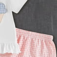 thumbnail image 6 of KEXE Cute Toddler Girl Outfits 4T Girl Clothes Toddler Baby Girl Outfits Summer Clothes Infant Spring Short Sleeve Shirt Tops Cute Shorts Set, 6 of 8