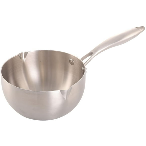 Verka 3 Ply Stainless Steel Milk Pan, Without Lid, 18cm