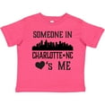 thumbnail image 3 of Inktastic Charlotte North Carolina Someone Loves Me Boys or Girls Toddler T-Shirt, 3 of 5