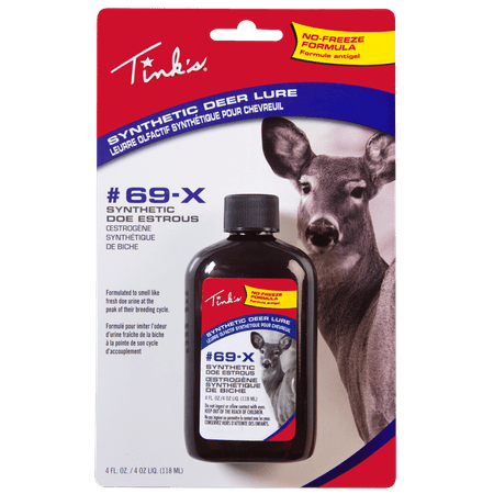 TinkâsÂ® #69-X Synthetic Doe Estrous Deer Lure 4 fl. oz. (Best Scent For Deer Hunting)