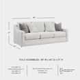 thumbnail image 3 of Signature Design by Ashley Maitelynn Light Gray Sofa, 3 of 11