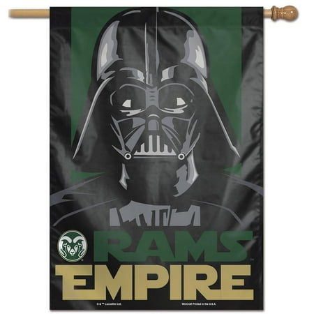 - Colorado State Rams Vertical Flag Star Wars Darth Vader Banner
