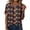 A03-Hot Pink, variant on Halloween T Shirts for Women V Neck Short Length Sleeve Tops Short Sleeve Style Tops for Fall Season