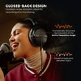 thumbnail image 4 of Beyerdynamic DT 770 Pro X Over-Ear Studio Wired Headphones for Recording and Monitoring (Closed) with Detachable Cable Handmade in Germany (48 Ohms, Black), 4 of 10
