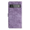 thumbnail image 2 of Compatible with Google Pixel 6 Pro Embossed Butterfly Case with Wallet and Kickstand Cover, 2 of 5