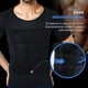 thumbnail image 2 of Chaleco moldeador para hombre, camiseta delgada sin costuras para abdomen, moldeador de cuerpo Abs clásico, XXL, 2 of 4