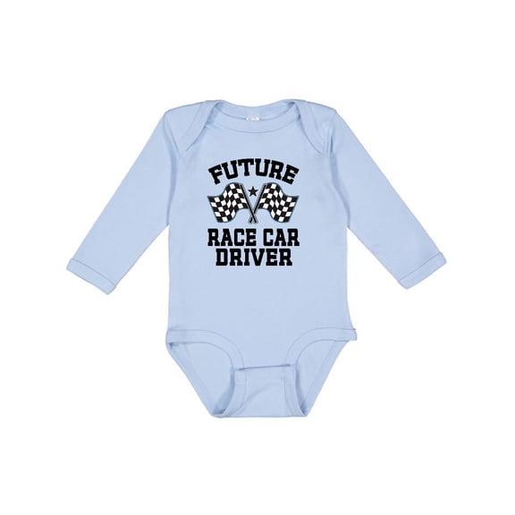 Inktastic Future Race Car Driver Boys Boys Long Sleeve Baby Bodysuit