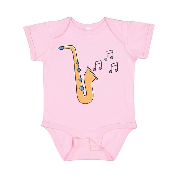 Inktastic Saxophone Player Music Girls Baby Bodysuit