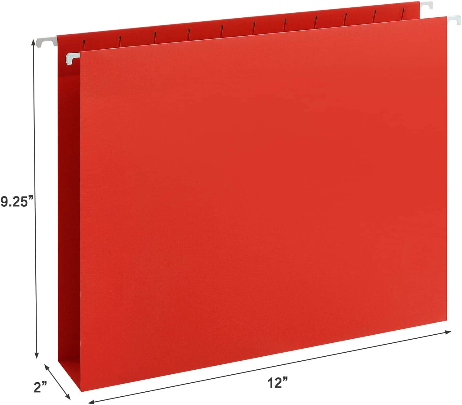 Extra Capacity Hanging File Folders, 30 Pack Reinforced Letter Size Hanging Folders with Heavy Duty 2 Inch Expansion, Designed for Bulky Files, Medical Charts, Assorted Colors