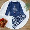 thumbnail image 3 of GRNSHTS Christmas Family Matching Pajamas Sets Holiday Pajama PJ Sets Printed Xmas Jammies for Couples Kids (Navy Blue,Dad XXL), 3 of 9