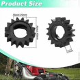 thumbnail image 3 of 695708 Starter Pinion Gear16 Teeth Starter Drive Gears for 693059 280104 693058 280104S for Toro M83184 Lawn Tractor Mower Replacement Parts (4 Pack), 3 of 5