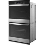 Whirlpool 30 Inch Double Thermal Self Clean Oven WOED3030LS