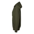 thumbnail image 3 of Independent Trading SS4500 Midweight Hooded Pullover Sweatshirt-Army Heather-MD, 3 of 4