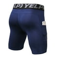 thumbnail image 4 of 3 Pack Men Sports Shorts Active Workout Underwear with Pocket, 4 of 7