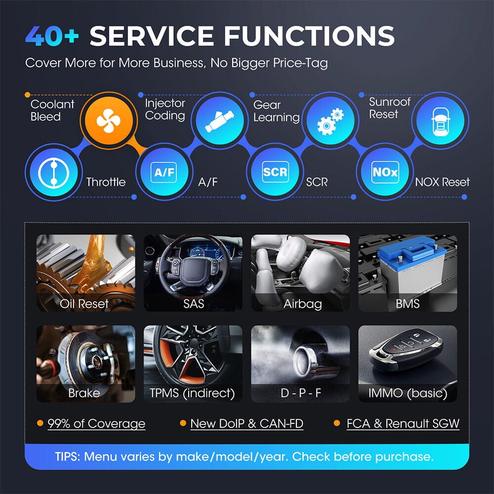 Autel Scanner MaxiPRO MP900E Car Diagnostic Scanner Bi-Directional All Systems Scan, 40+ Services, CAN-FD DoIP, , FCA SGW Upgraded Ver. of MP808S MP808BT PRO