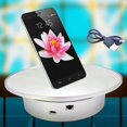 thumbnail image 4 of maskred 20cm Rotating Display Stand USB Powered Photography for Video Props Silver 20x4.8cm 1Set, 4 of 6