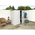 thumbnail image 3 of Arrow Spacemaker 6 x 3 x 7 ft Flute Grey Patio Shed, 3 of 18