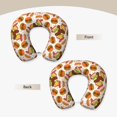 thumbnail image 5 of Zufioo Burger for Memory Foam U-shaped Pillow, Buckle and Invisible Zipper Neck Head Support Airplane Pillow for Travel Car Home-One Size, 5 of 8