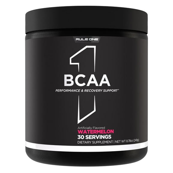 RULE 1 BCAA 30 serv Watermelon Splash Branched Chain Amino Acids 216g