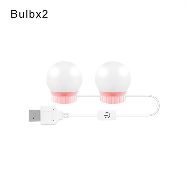 LED Makeup Mirror Lamp Bulb Makeup Lights USB Wall Light 2/6/10/14pcs Dimmable Dressing Table Lighting Lamp ,Widely Use