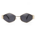 thumbnail image 1 of Lentes de Sol SDINM Hexágono Retro de Metal Dorado para Mujer, 1 of 7