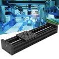 thumbnail image 1 of Linear Guide Slide Table, Aluminum Alloy Screw Slide Linear Table 2mm , High Rigidity CNC Sliding Table, 250-500mm Effective Stroke for 3D Printers, Engraving Machines, 1 of 8