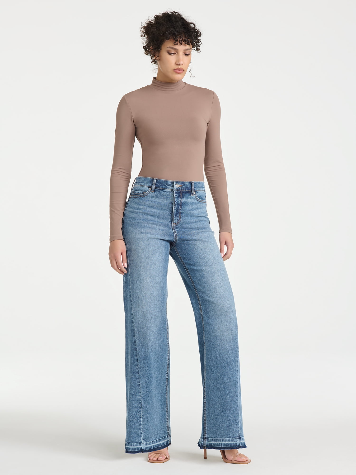 Sofia Vergara Women's and Women's Plus Margot Seamed Wide Leg, Sizes 0-26W