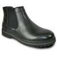 thumbnail image 1 of bravo! Botte d'Automne Imperméable pour Homme MASON-1 Botte Chelsea à Double Gousset Noire, 1 of 7