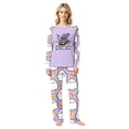 thumbnail image 2 of Family Pajamas Matching Sets - 2 piece Ghost Print Long Sleeve Top and Pants ,Funny Cartoon Family Halloween Pajamas for Halloween Night for L Pjs, 2 of 4