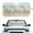 Beach Starfishs, variant on KUIFORTI Palm Tree Sun Shade for Car Windshield Foldable Universal Automotive Window Sunshades, Front Window Heat Insulation Protection Fit Most Vehicle 66.53 X 34.44 in
