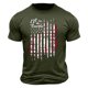thumbnail image 3 of Tops para hombre, blusas y camisas de cuello redondo y manga corta para hombre. Top/camisa de cuello redondo y manga corta con estampado del Día de la Independencia para hombre. Tops para hombre., 3 of 5