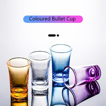 

4Pcs 0.5 ounce heavy duty shot glasses machine made lead free glass liquor glass