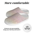 thumbnail image 6 of Disketp Glitter Light Pearl Women's Men's Slippers Plush Slip-On House Slipper for Winter Indoor Soft Cushion Non-slip Fluffy Slides Slippers-8, 6 of 7