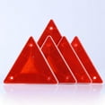 thumbnail image 1 of STRANDCHIC 5Ensemble Triangle de Sécurité Routière Plastique Rouge Signal d'Urgence Réfléchissant pour Conducteurs, 1 of 4