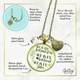 thumbnail image 5 of Love My Sister Necklace Best Gutsy Goodness Female Adult Bronze Metal Jewelry, 5 of 8