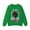 Irish Green, variant on Glamour Queen Unisex Heavy Blendâ„¢ Crewneck Sweatshirt in Black with 'I Will Need Bail Money' Logo