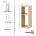 thumbnail image 4 of Mesa Auxiliar MORU Flex Roble Moderno Minimalista, 4 of 8